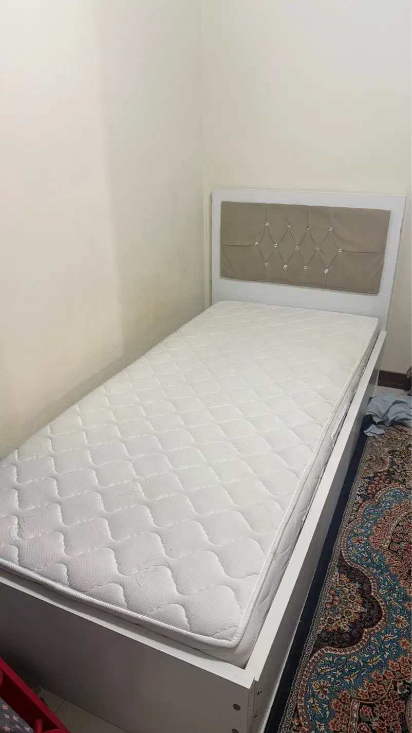 تخت یک نفره ام دی اف|تخت و سرویس خواب|کرج, شهرک بنفشه|دیوار