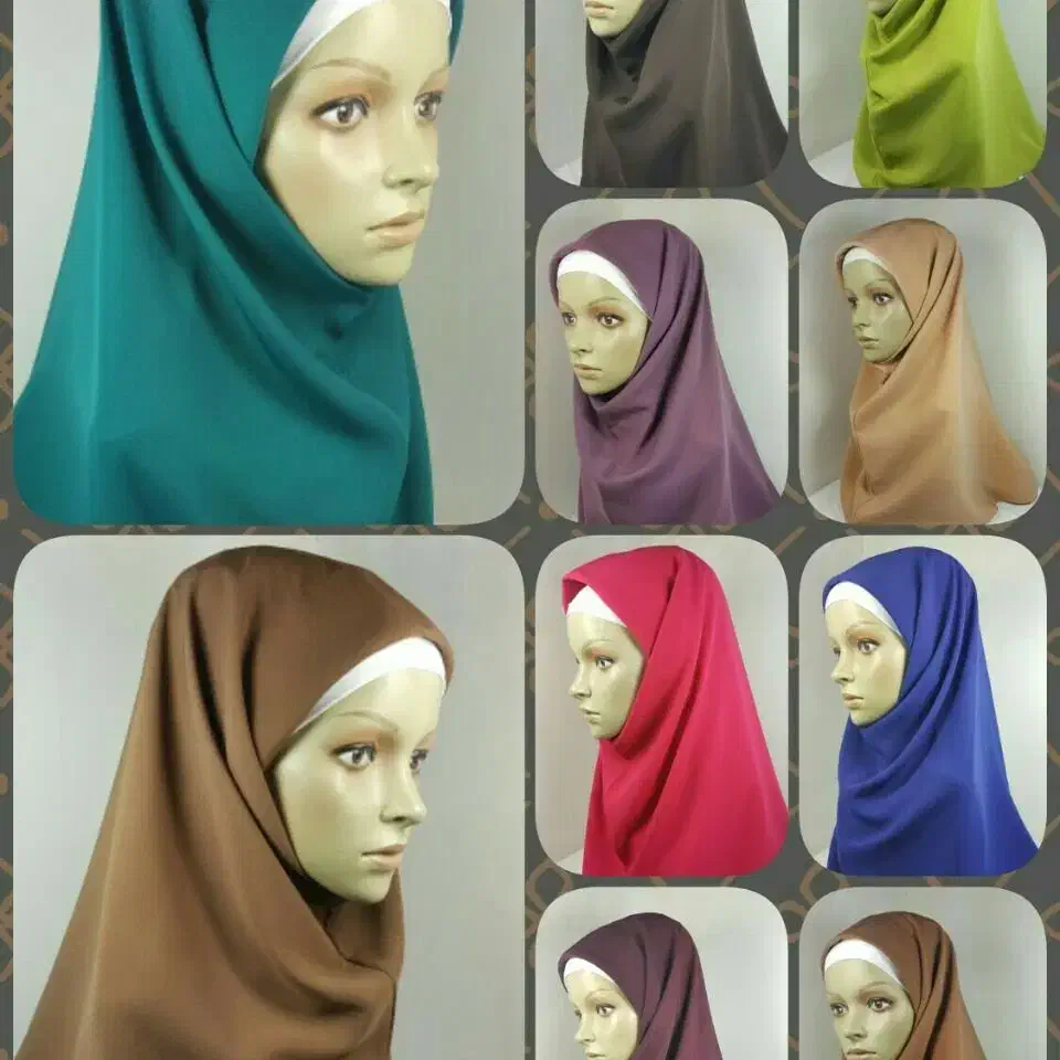 انواع مقنعه از پیش دبستان تا دانشگاه انواع رنگ ها|لباس|ورامین, ورامین|دیوار