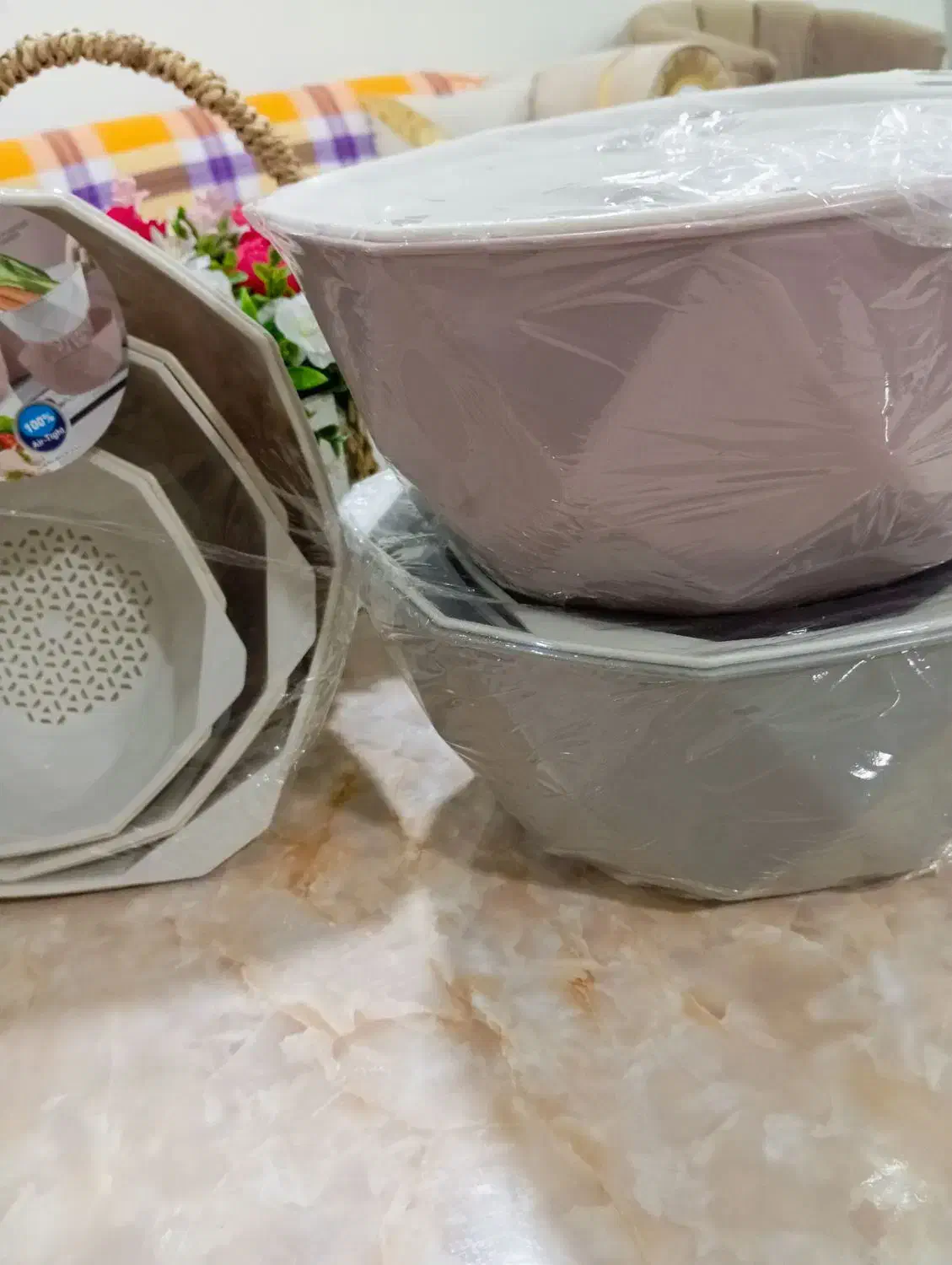 آبکش لگن پلاستیک فشرده|ظروف نگهدارنده، پلاستیکی، یکبارمصرف|ارومیه, |دیوار