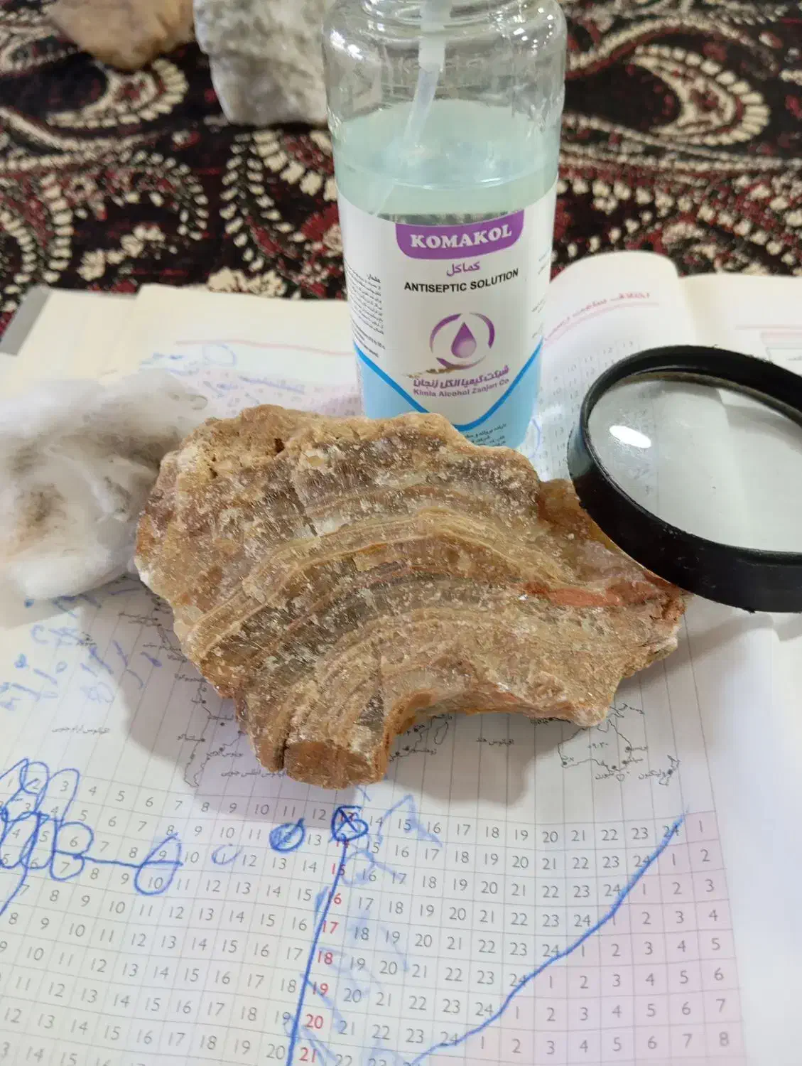 سنگ عقیق|بدلیجات|گالیکش, |دیوار