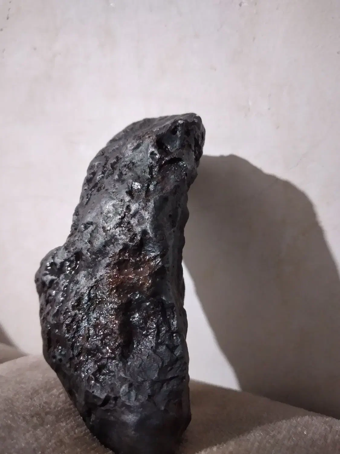 شهاب.سنگ.کندریت.اصل.|کلکسیون اشیاء عتیقه|مبارکه, |دیوار