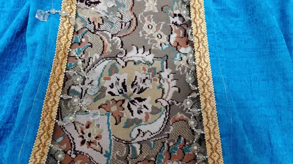 پرده همراه با کتیبه|پرده، رانر، رومیزی|یاسوج, |دیوار