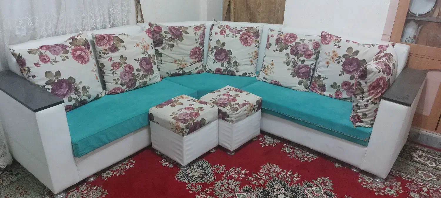 مبل ال 9 نفره|مبلمان خانگی و میز عسلی|طبس, |دیوار