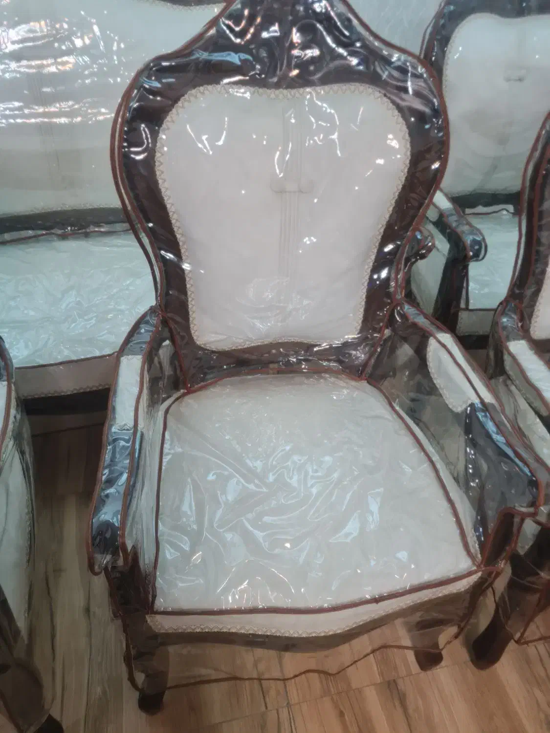 مبل فرهر (استیل) ۷نفره چوب راش|مبلمان خانگی و میز عسلی|محمدیه-قزوین, |دیوار