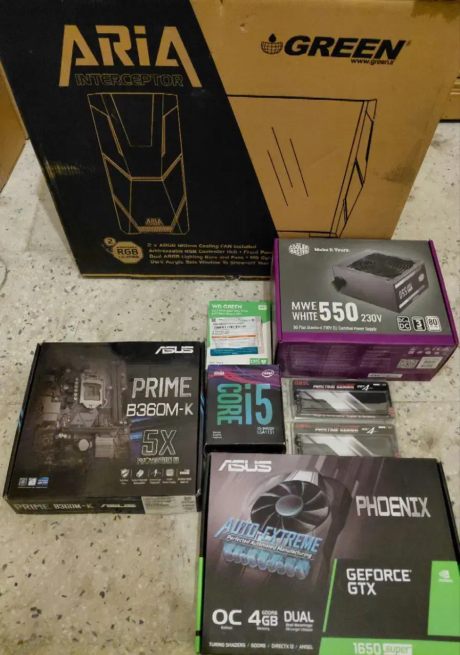 کیس گیمینگ و رندرینگ تمیز نسل ۹|رایانه رومیزی|تهران, مرزداران|دیوار