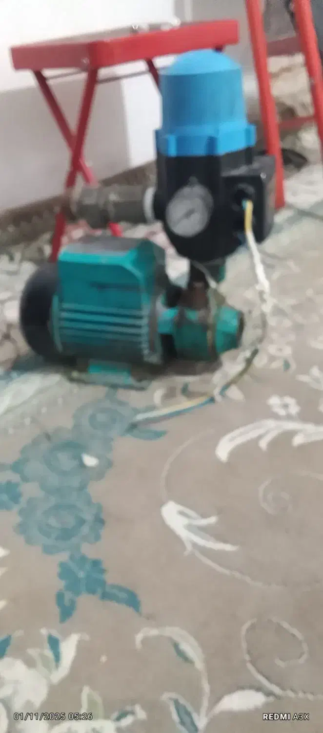 پمپ آب آپارتمانی کامل با اتومات|مصالح و تجهیزات ساختمان|گرمسار, |دیوار