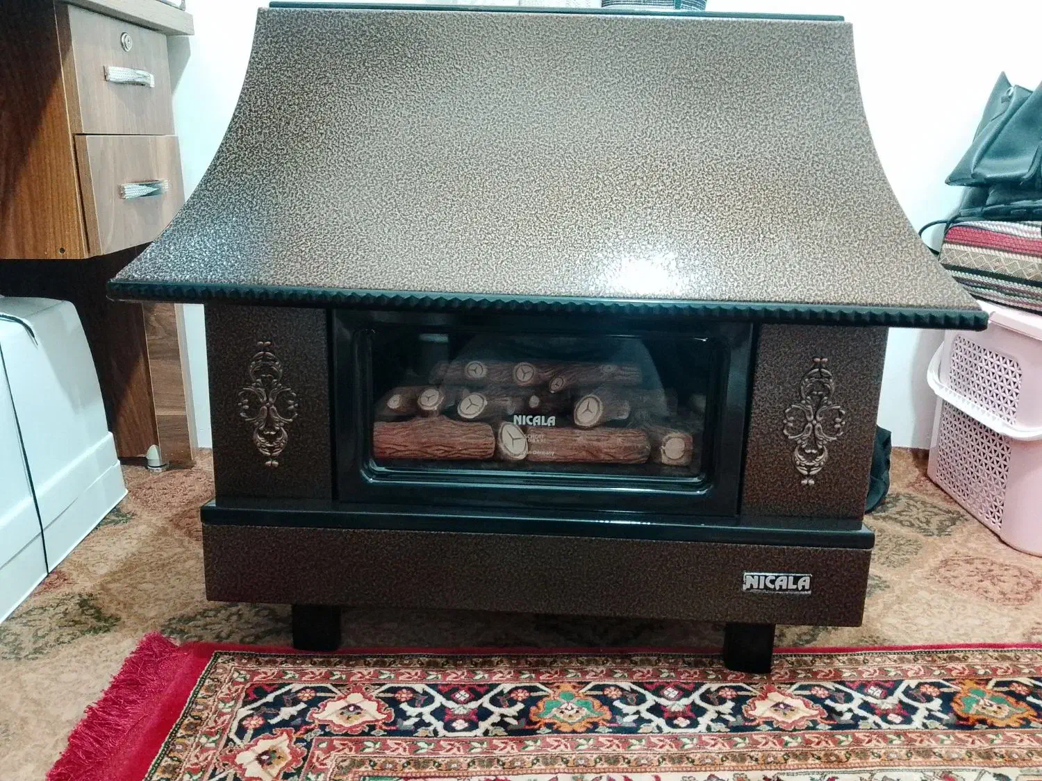 شومینه نیک کالا24000|بخاری، هیتر، شومینه|شوط, |دیوار