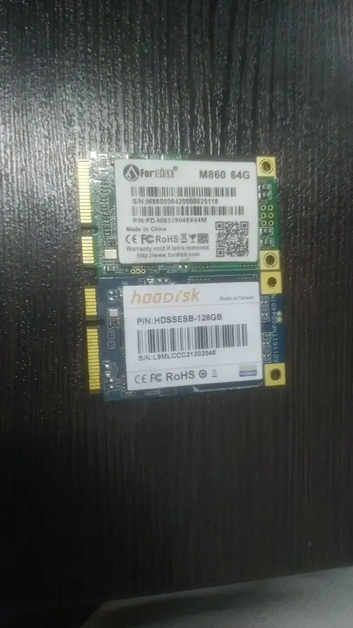 ۲تا هارد msata نو ۱۲۸+۶۴|قطعات و لوازم جانبی رایانه|تهران, فدک|دیوار