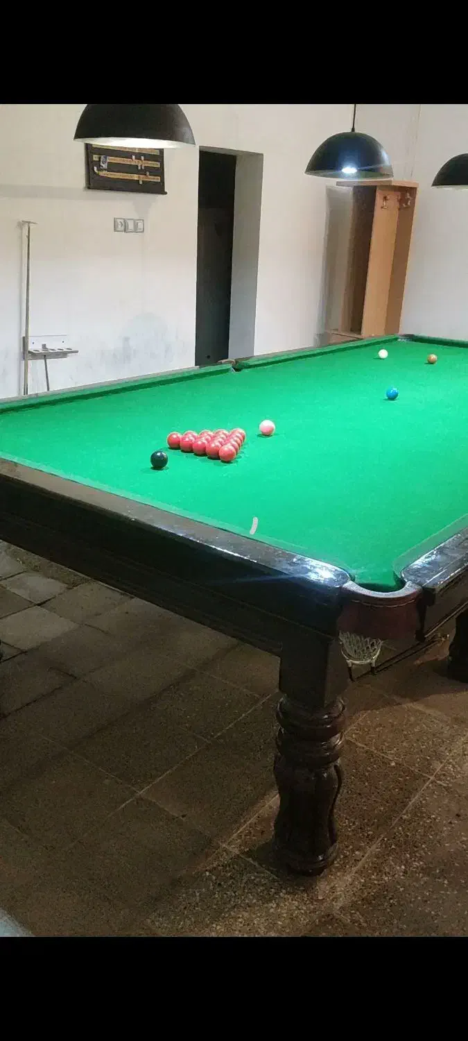 اسنوکر بیلیارد زیر قیمت با وسایل باشگاه یکجا|ورزشهای توپی|شاهنجرین, |دیوار