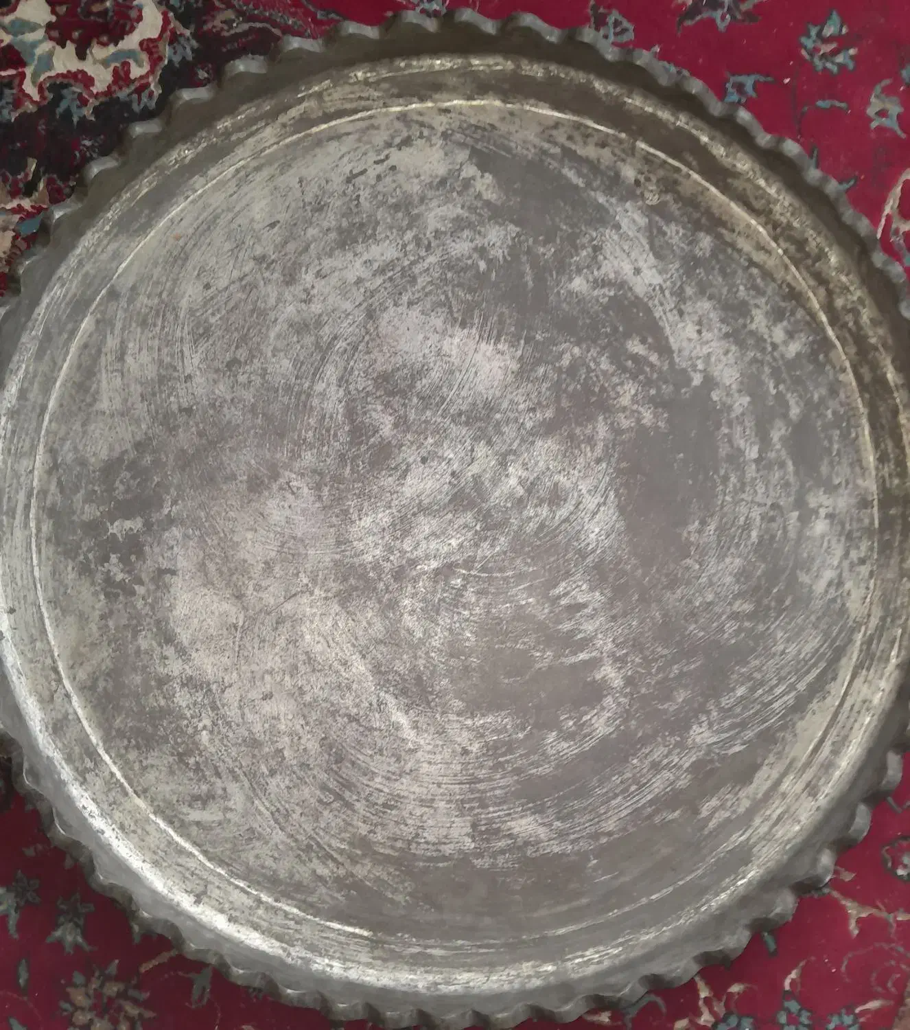 مجمع مسی قدیمی بزرگ|کلکسیون اشیاء عتیقه|کرمانشاه, |دیوار