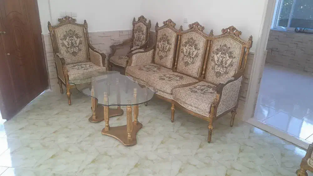 دو دست مبل ۷نفره راحتی و استیل|مبلمان خانگی و میز عسلی|کلارآباد, |دیوار