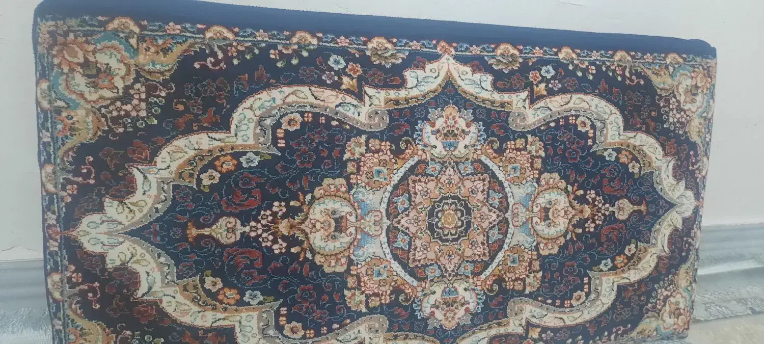 پشتی سرمه ای ۴ تخته|پشتی|تاکستان, |دیوار