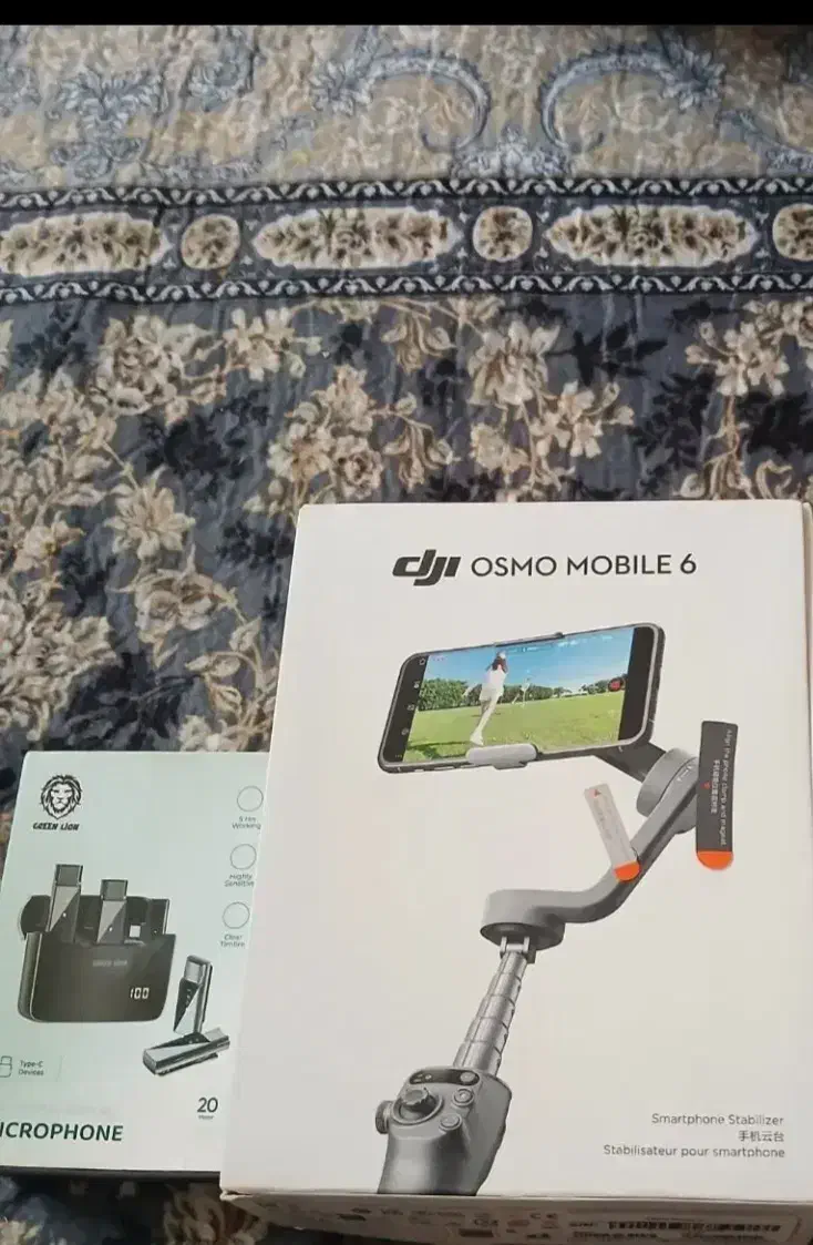 گیمبال و میکروفون در حد نو|لوازم جانبی موبایل و تبلت|رشت, سعدی (تختی)|دیوار