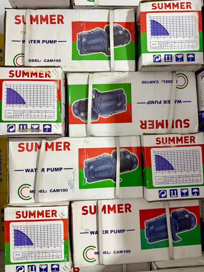 پمپ آب یک اسب جتی سامر Summer سیم100%مس شافت استیل|مصالح و تجهیزات ساختمان|مشهد, نوید|دیوار