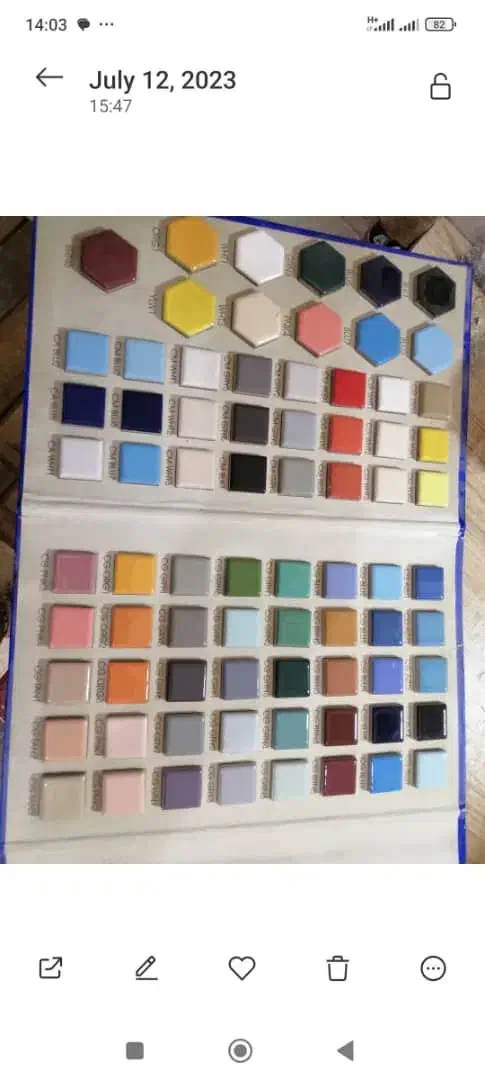 کاشی استخری پشت توری|مصالح و تجهیزات ساختمان|چهارباغ, |دیوار