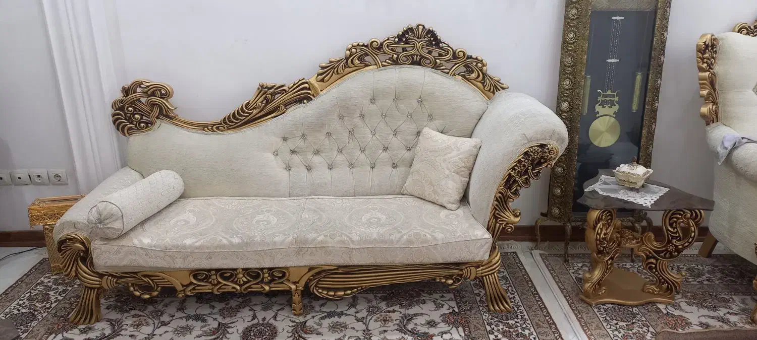 مبل سلطنتی همراه ناهار خوری چهار نفره|مبلمان خانگی و میز عسلی|ورامین, ورامین|دیوار