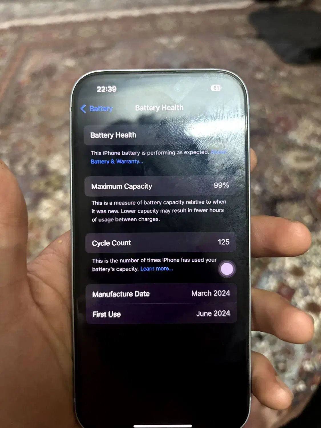 ایفون ۱۵ نرمال|موبایل|شهریار, شهریار|دیوار