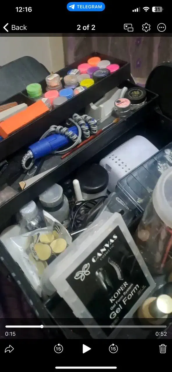 فروش فوری یکجای وسایل ناخن|آرایشی، بهداشتی، درمانی|تهران, ابوذر|دیوار