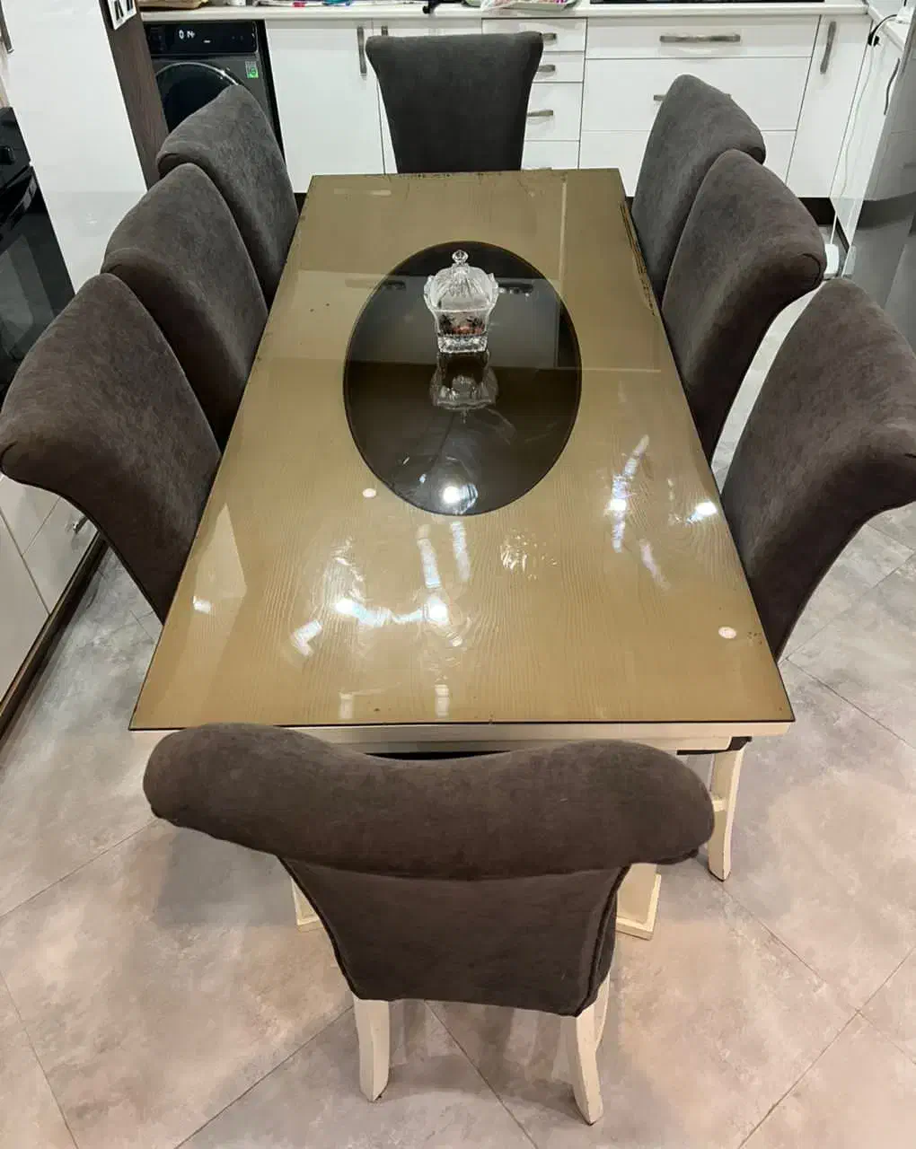 فروش میز و صندلی نهار خوری ۸نفره|میز و صندلی غذاخوری|رشت, نامجو|دیوار
