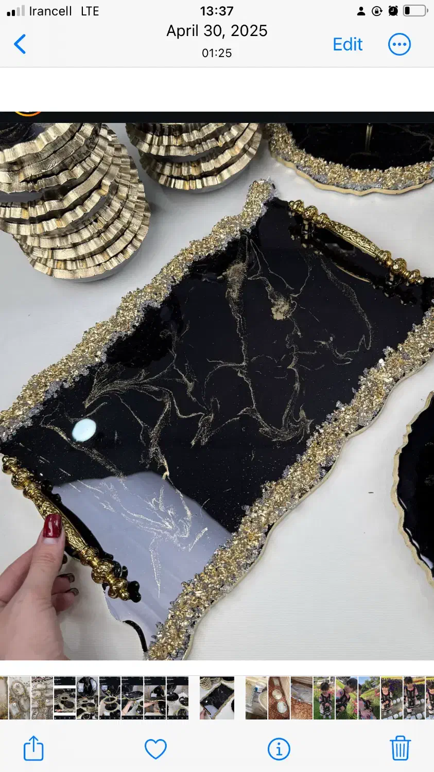 سینی های رزینی|ظروف سرو و پذیرایی|گنبد کاووس, |دیوار