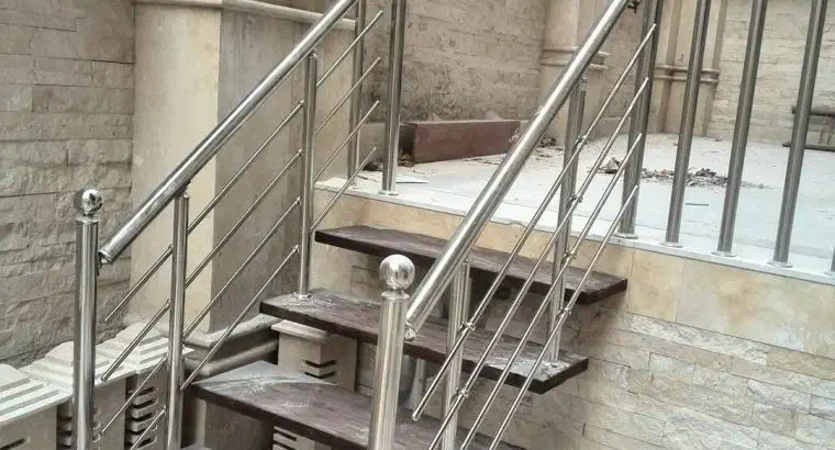 نرده استیل اهورا ،نرده راه پله|خدمات پیشه و مهارت|صدرا-فارس, فاز ۱|دیوار