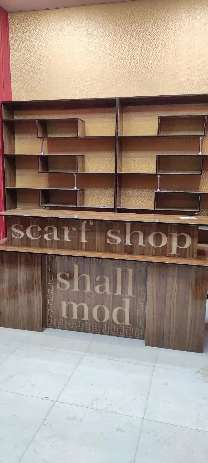 دکوراسیون مغازه|کتابخانه، شلف، قفسه‌های دیواری|قروه, |دیوار