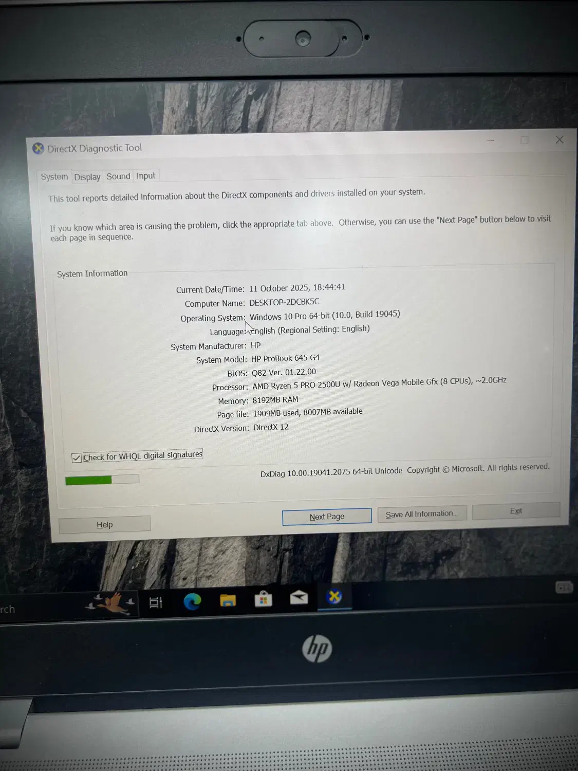 HP ProBook 645 G4 لپ تاپ|رایانه همراه|بندرعباس, |دیوار