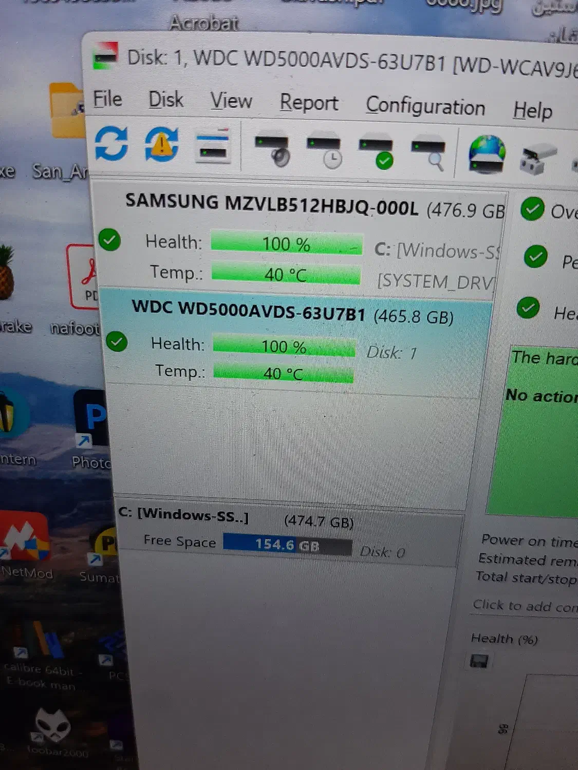 هارد 500 گیگ سبز وسترن دیجیتال سلامتی 100%|قطعات و لوازم جانبی رایانه|رشت, کوی امام رضا|دیوار