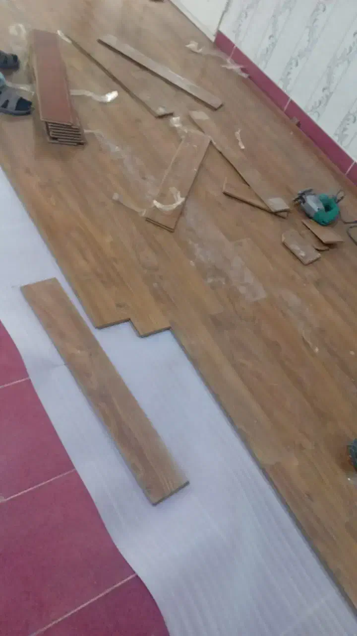 پارکت چینی 12میل درحد نو عالی|مصالح و تجهیزات ساختمان|تبریز, |دیوار