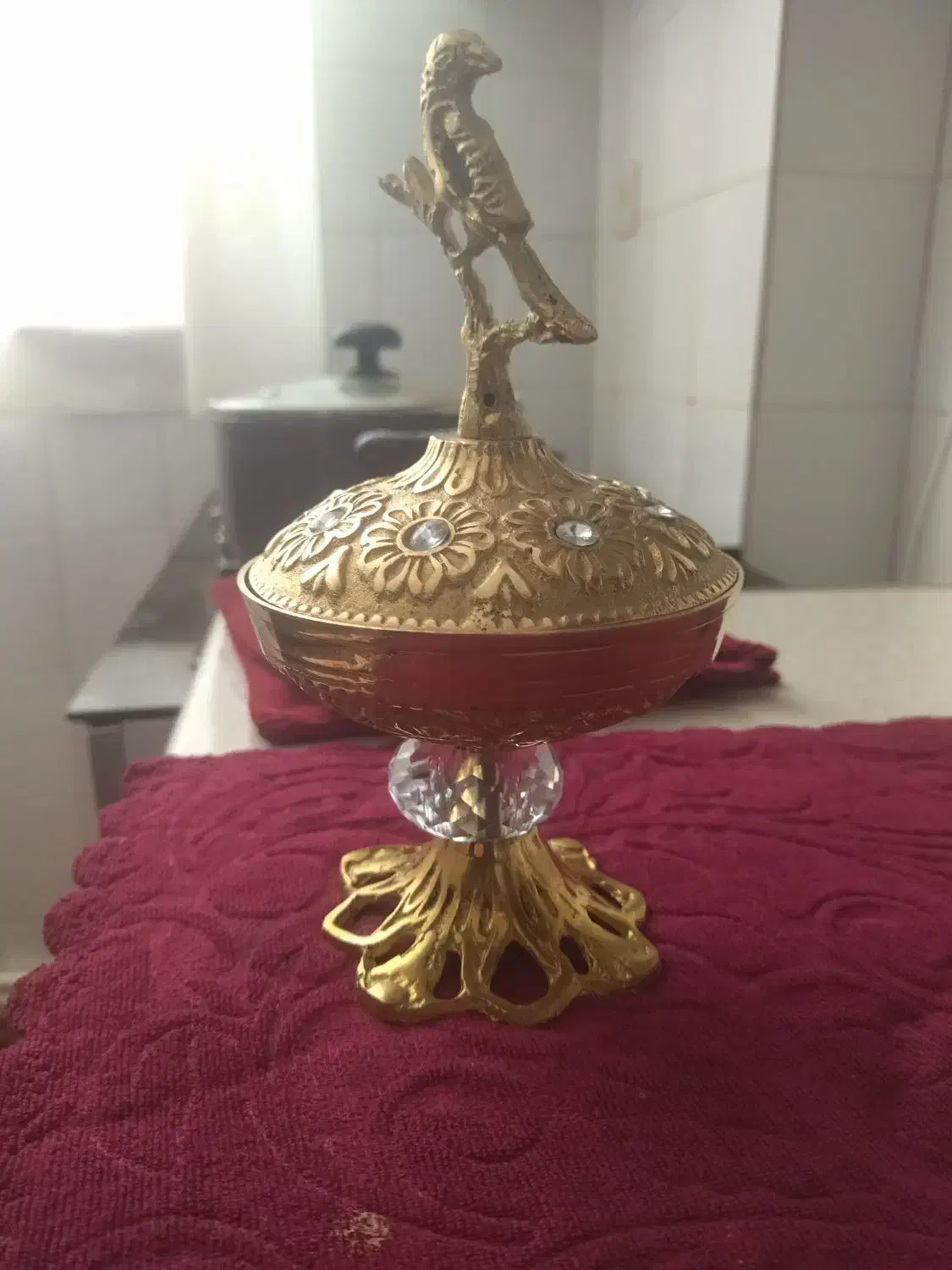 قندان برنز اصل|ظروف سرو و پذیرایی|اهر, |دیوار