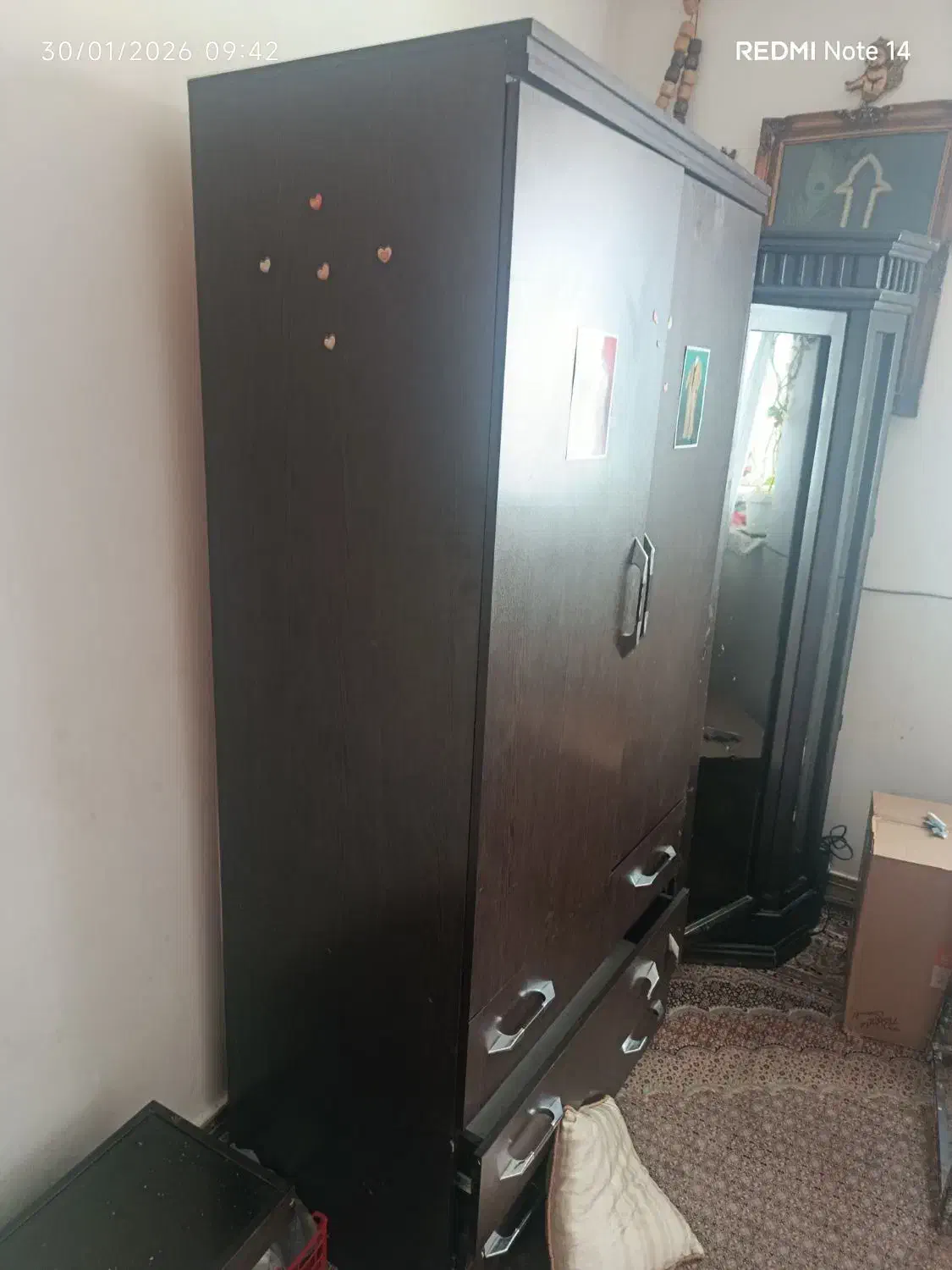 کمد وکمد شیشه یی|جاکفشی، کمد، دراور|خرمآباد, |دیوار