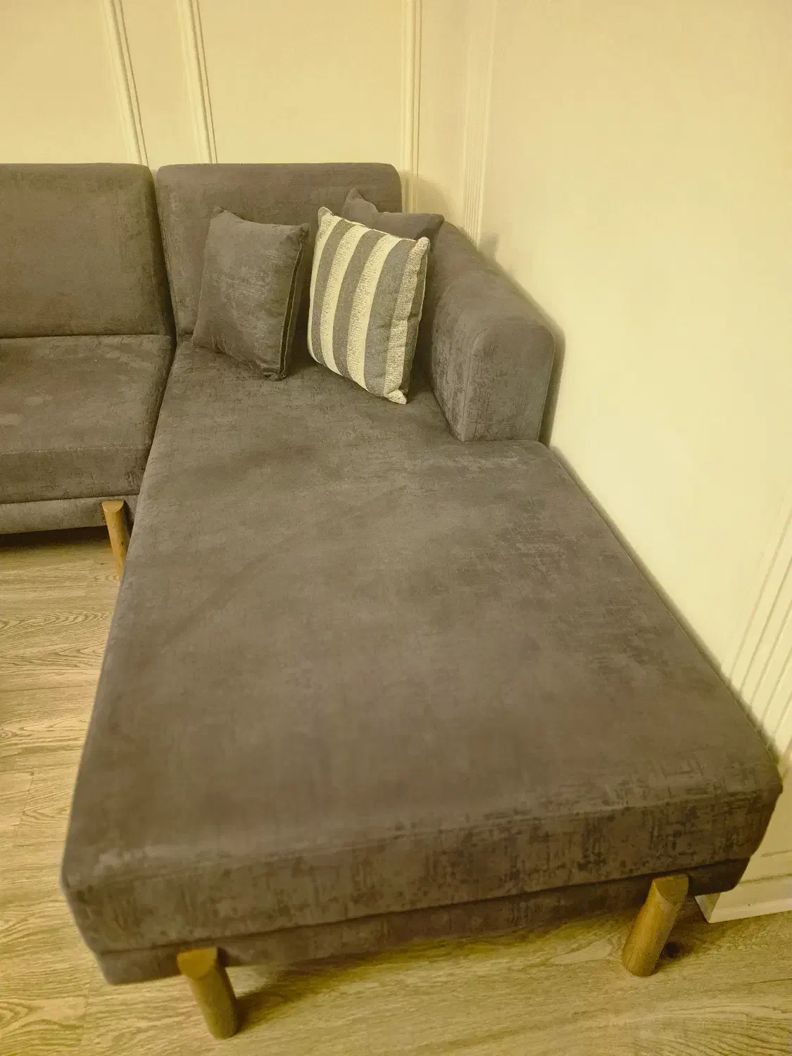 مبلمان ال و یک جفت مبل تکی|مبلمان خانگی و میز عسلی|تهران, شهرک غرب|دیوار