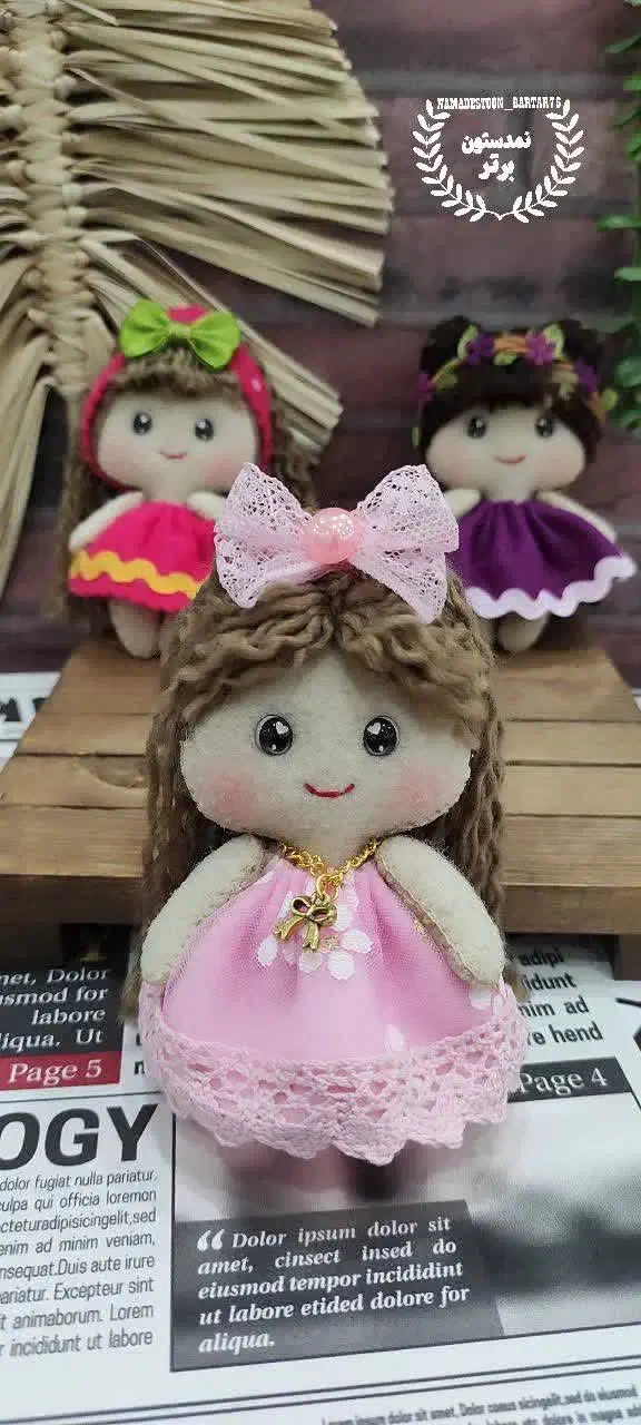 عروسک های نمدی|اسباببازی بچه|قم, شاه ابراهیم|دیوار