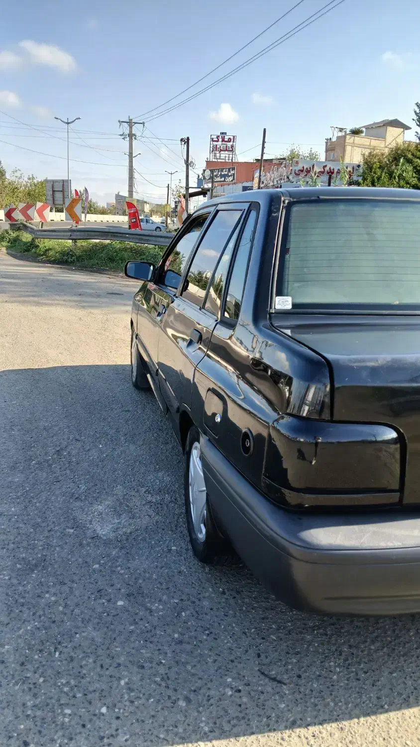 پراید ۸۲ بی رنگ بی ضربه مشکی|خودرو سواری و وانت|رشت, یخسازی|دیوار