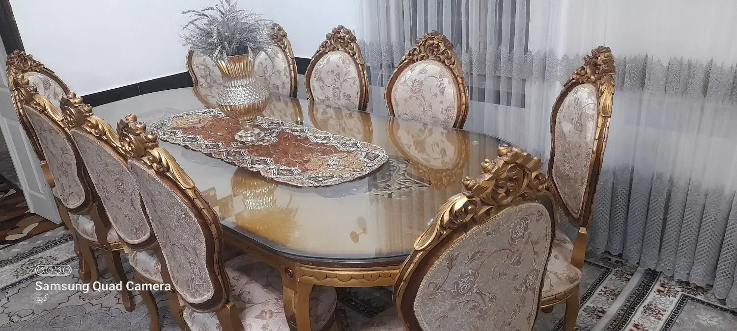 میز غذاخوری|میز و صندلی غذاخوری|قروه, |دیوار