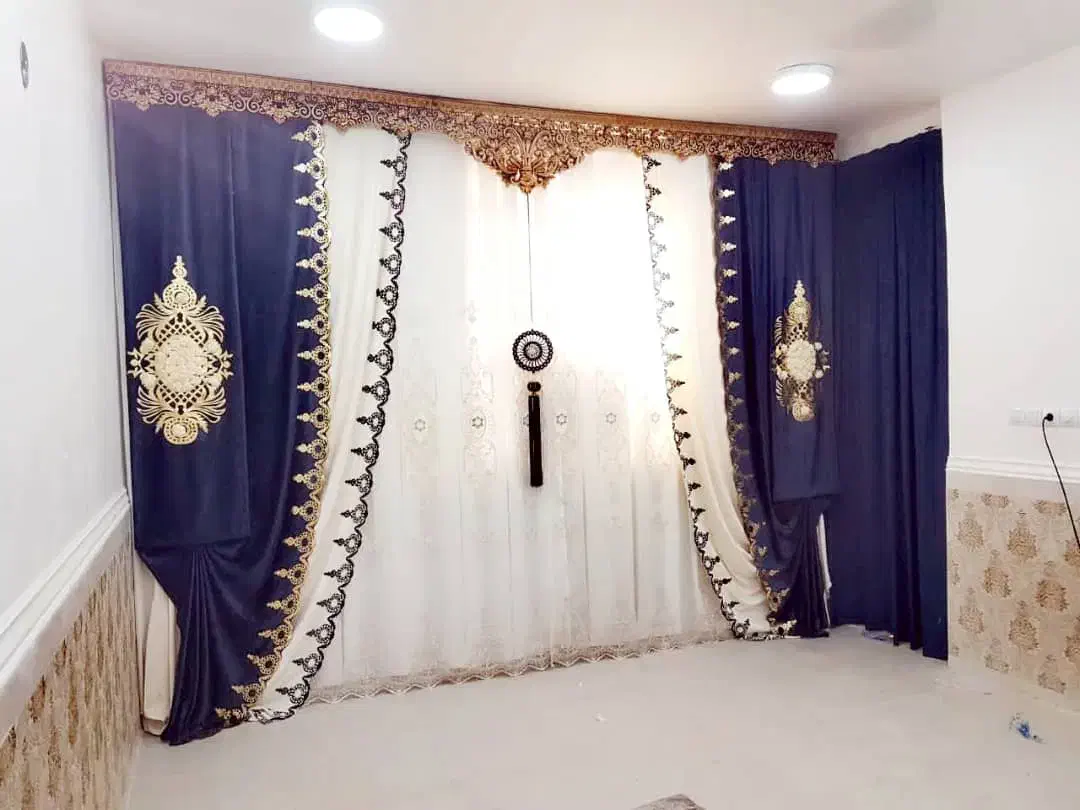 روزی ۵۰ تومن بده پنجره خونتو باپرده قسطی زینت بده|پرده، رانر، رومیزی|اهواز, شریعتی جنوبی|دیوار