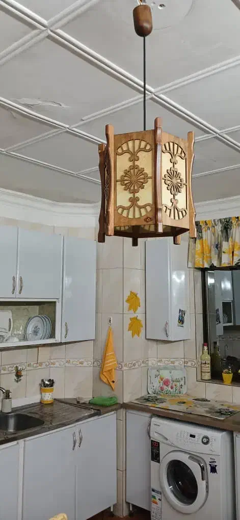 لوستر چوبی|لوستر و چراغ آویز|تنکابن, |دیوار