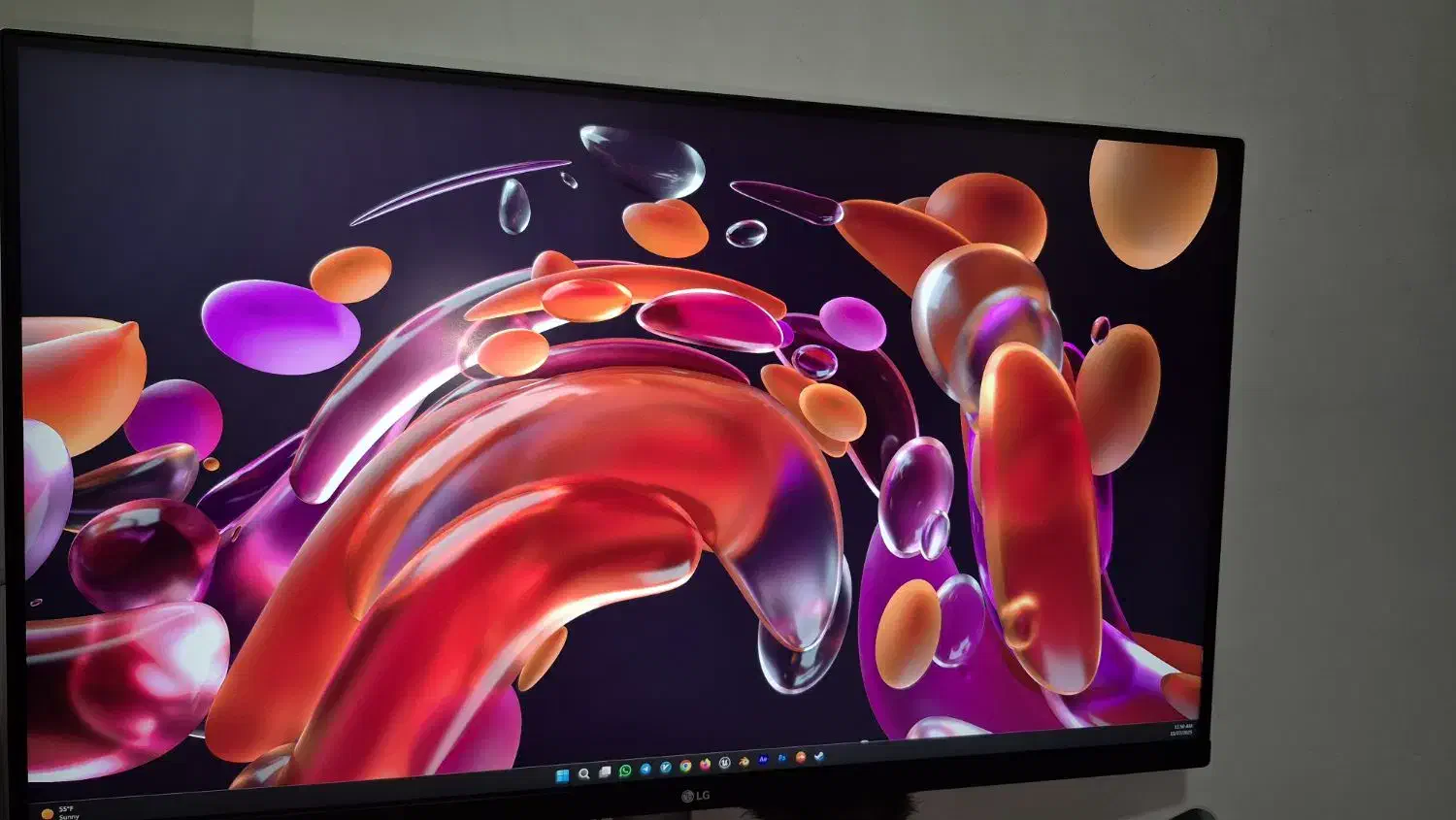 مانیتور LG 4K 32UN650-W|قطعات و لوازم جانبی رایانه|قدس, شهر‌قدس|دیوار