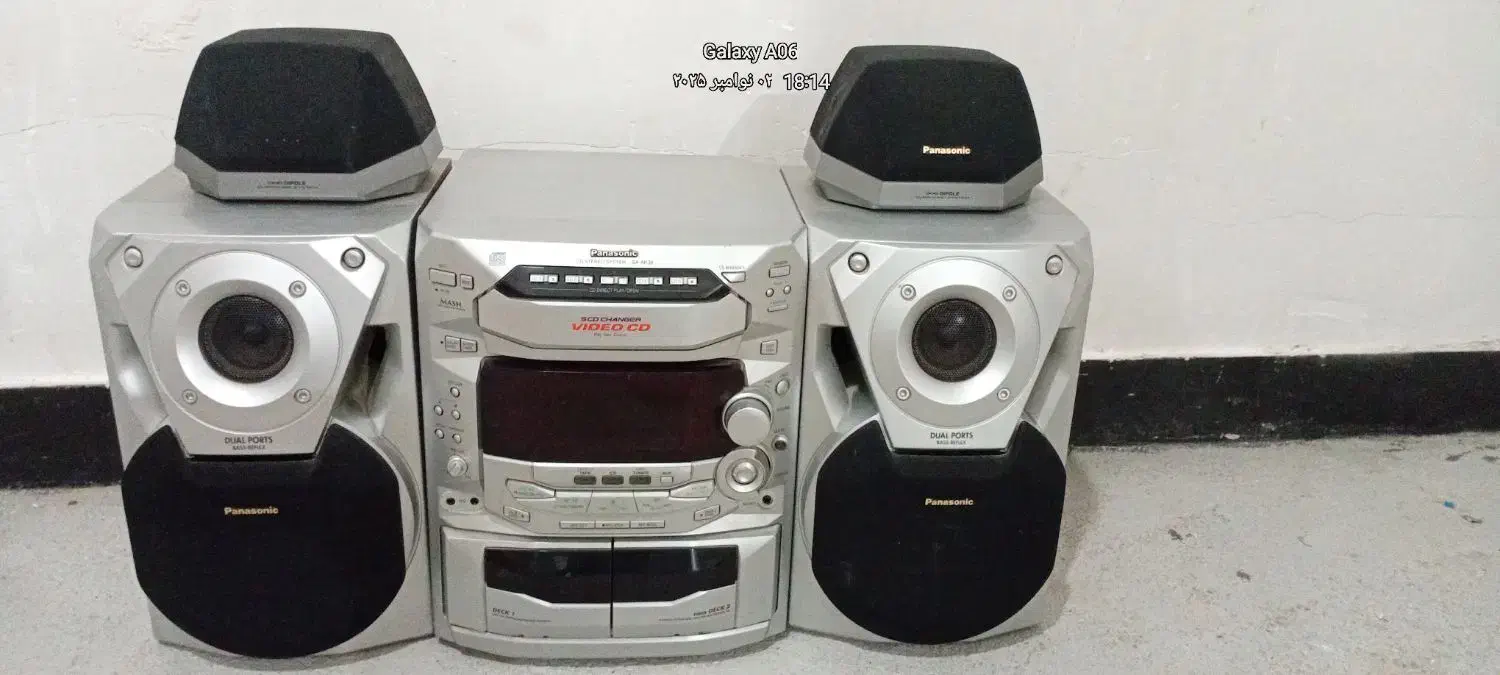 سیدی ۵دیسک پاناسونیک کویتی|سیستم صوتی خانگی|بروجرد, |دیوار