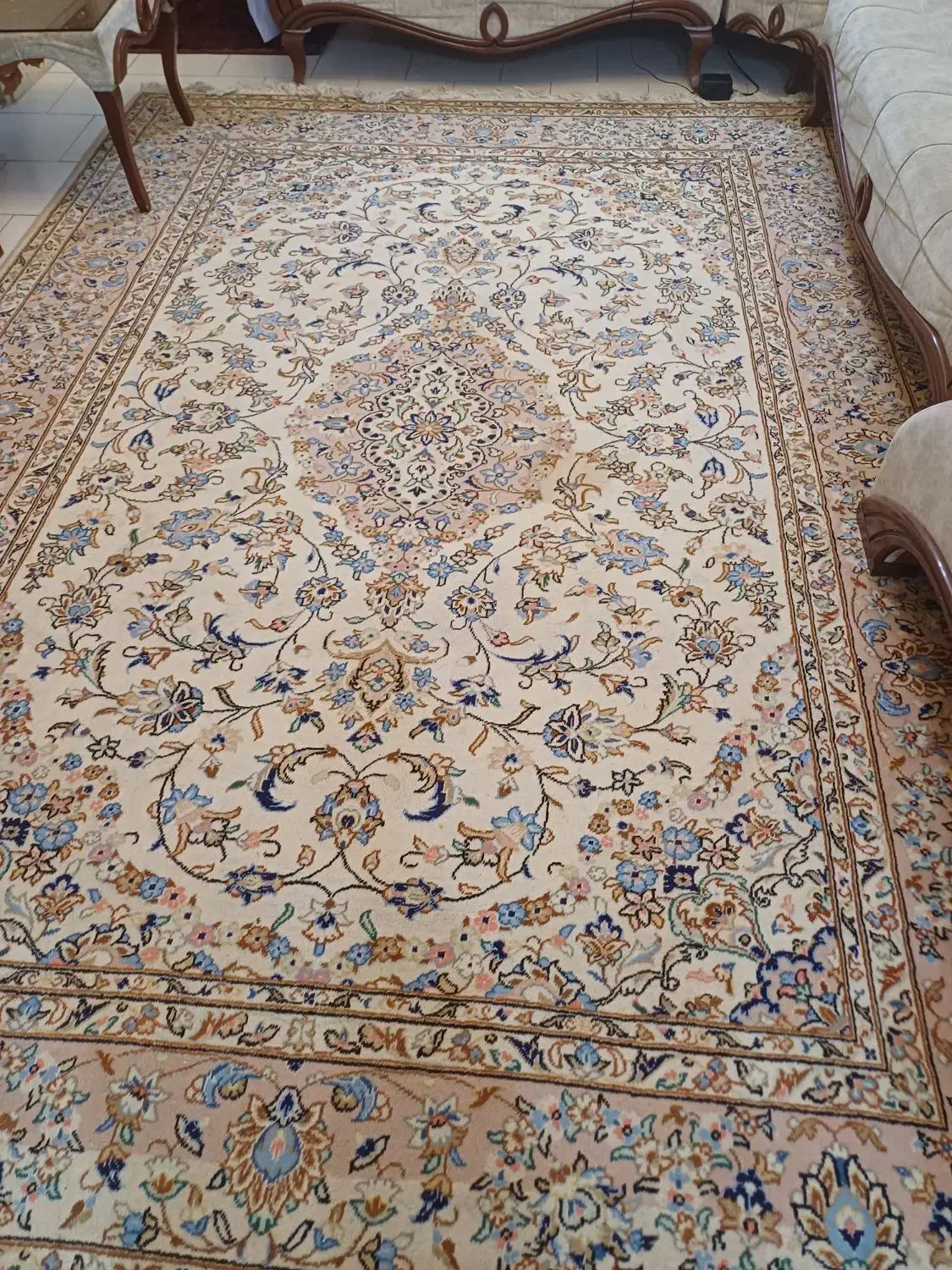 فرش ۹ متری دستی. کاشان|فرش|تهران, جنت‌آباد شمالی|دیوار