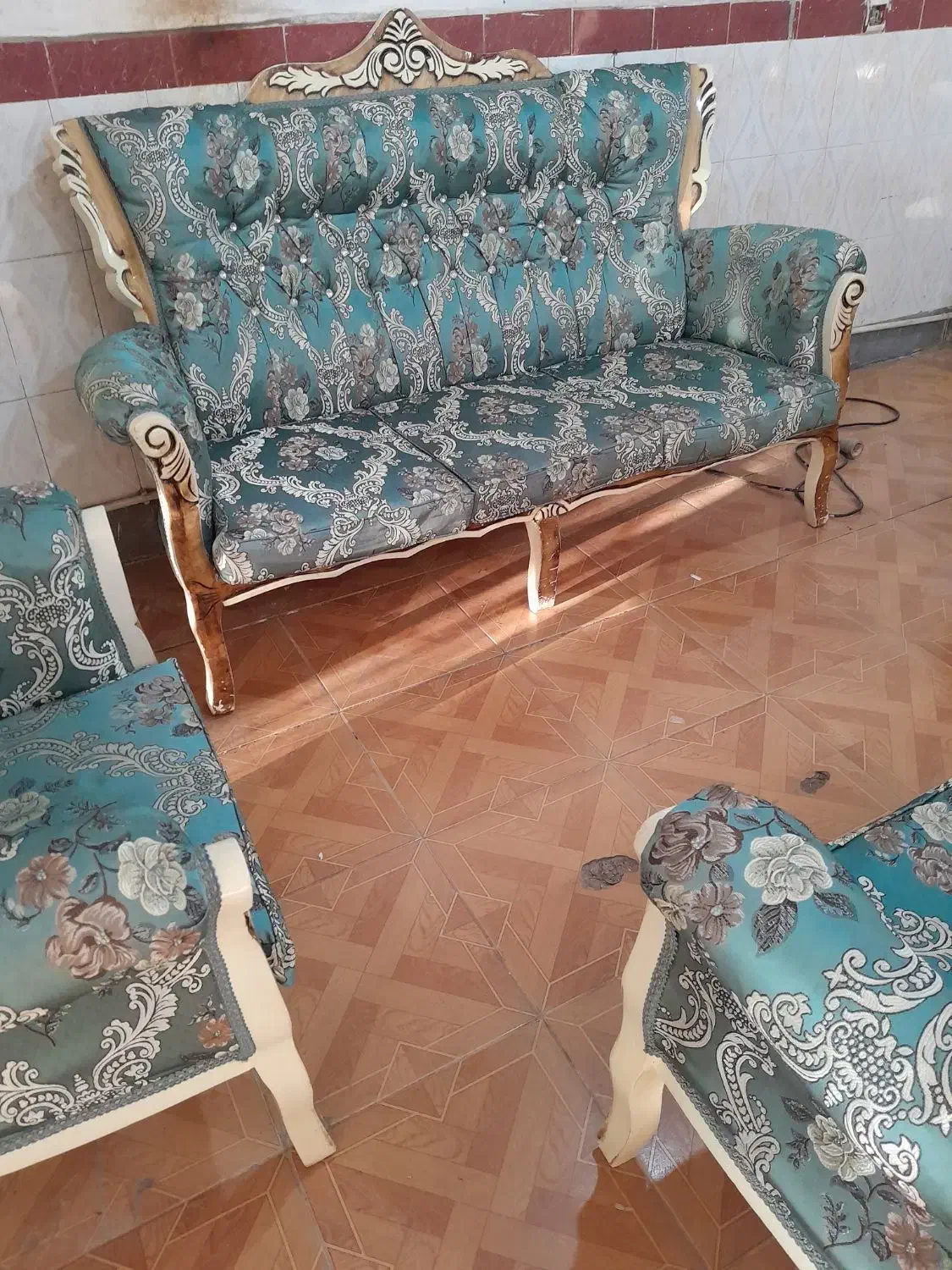 مبل ۷نفره نهارخوری ۸نفره|مبلمان خانگی و میز عسلی|اهر, |دیوار