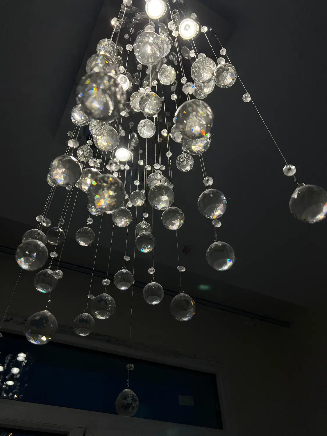 لوستر سقفی کریستال|لوستر و چراغ آویز|تهران, جنتآباد مرکزی|دیوار