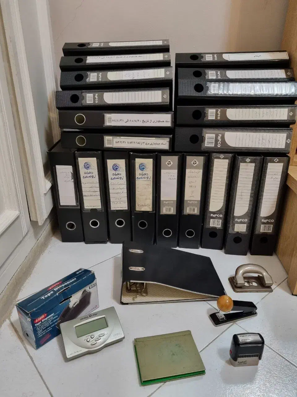 لوازم اداری- زونکن پاپکو- مهر ترودات-جاچسبی- منگنه|لوازم التحریر|تهران, الهیه|دیوار