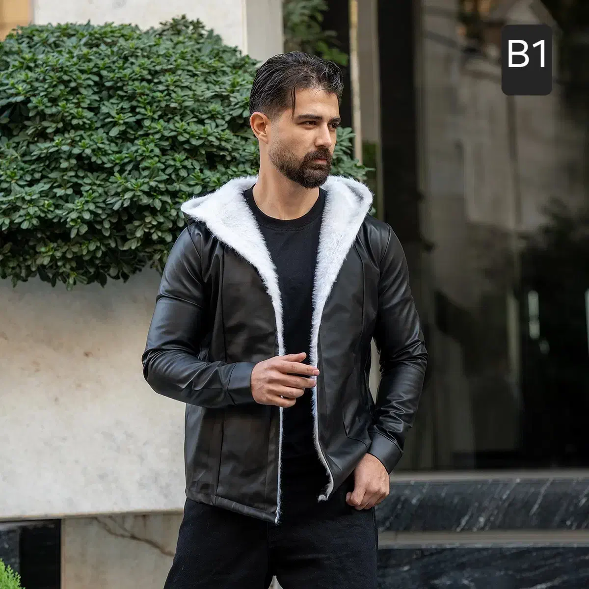 کاپشن چرمی خزدار مردانه / پرداخت در محل|لباس|تهران, بهجت‌آباد|دیوار