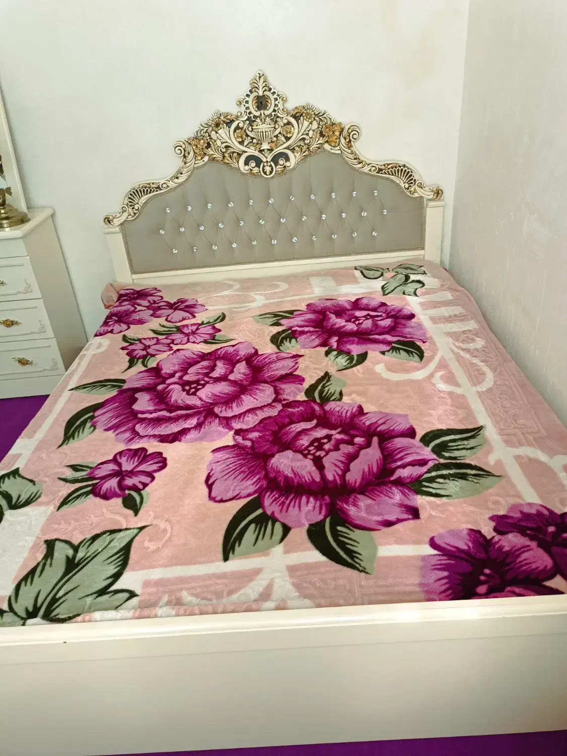 سرویس خواب کامل دو نفره چوبی|تخت و سرویس خواب|مراغه, |دیوار