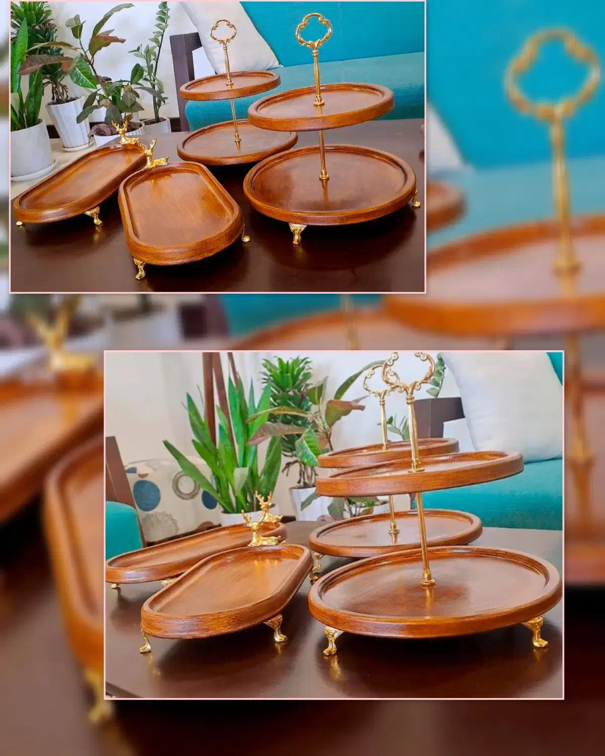 بیضی و دو طبقه|ظروف سرو و پذیرایی|شهریار, شهرک شاهد|دیوار