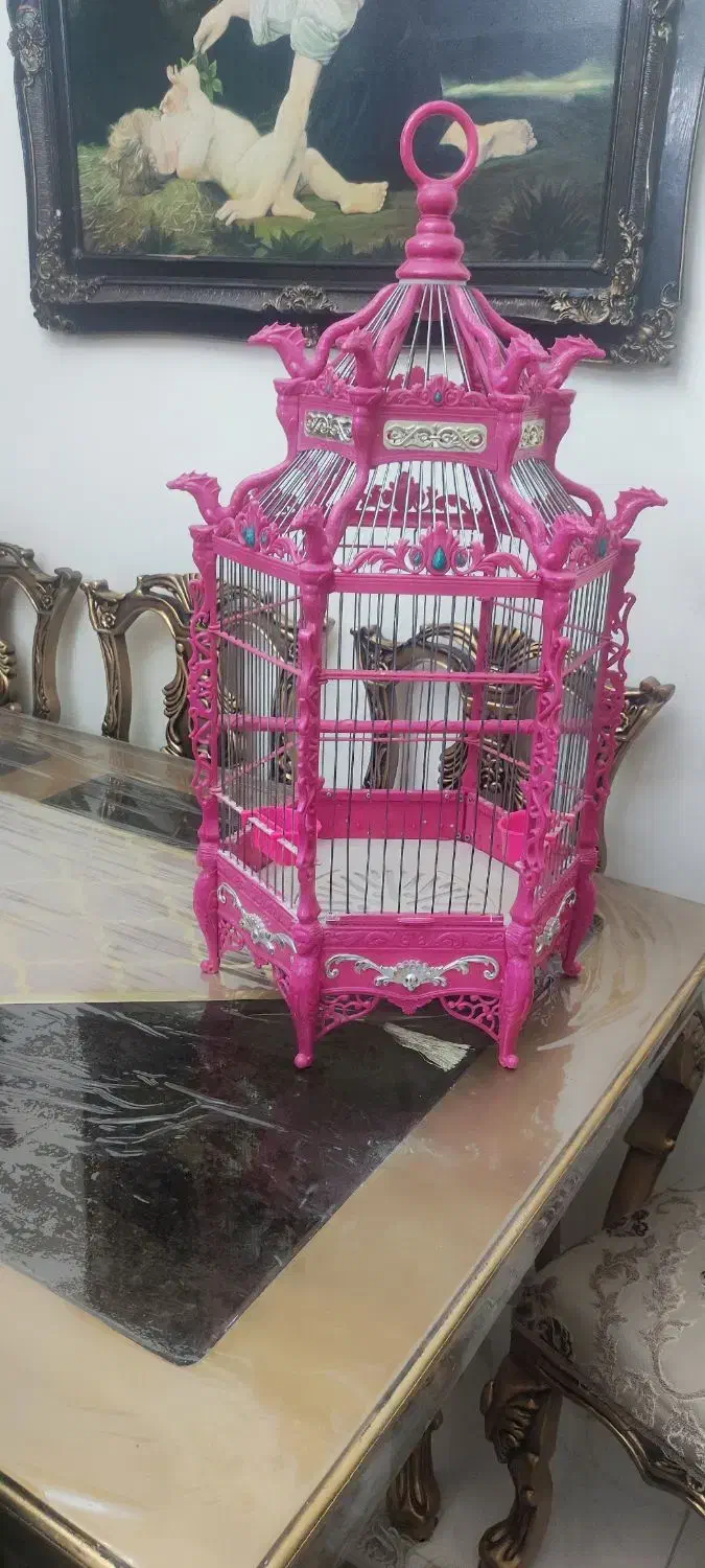 قفس سلطنتی پرنده با جا آبی و غذایی|لوازم جانبی حیوانات|اسلام‌شهر, شهرک قائمیه|دیوار