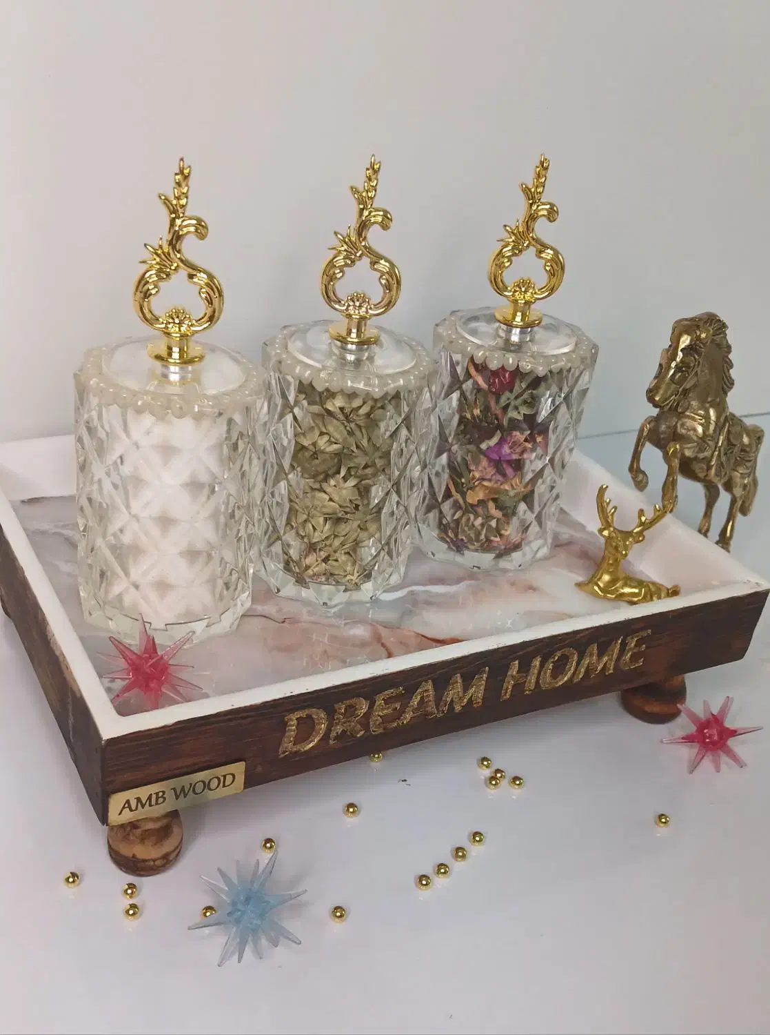 پاسماوری تمام رزین کریستالی|ظروف سرو و پذیرایی|رفسنجان, |دیوار