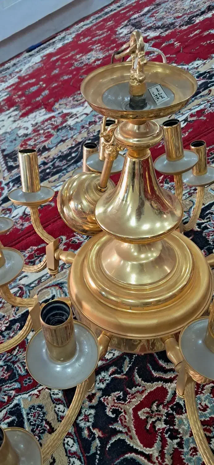 لوستربرنزاصل اصل آبکاری طلا|لوستر و چراغ آویز|اهواز, اسلام آباد غربی|دیوار