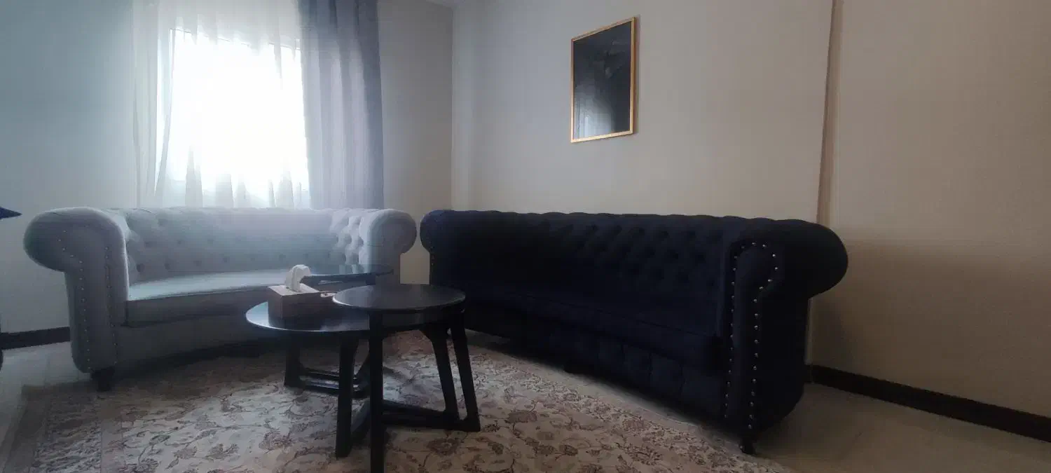 مبل راحتی چستر ۷ نفره سورمهای طوسی|مبلمان خانگی و میز عسلی|پردیس, فاز ۱۱|دیوار